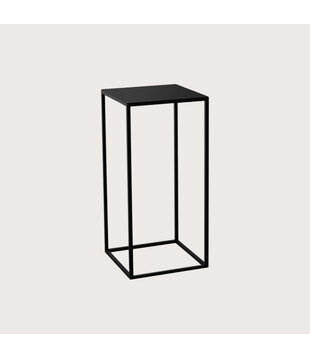 Table frame fine incl. top Black L38 W38 H80