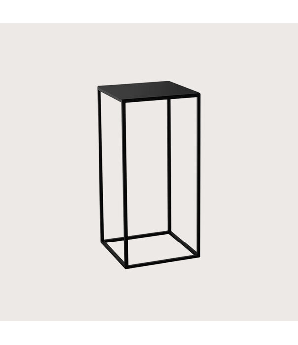 Table frame fine incl. top Black L38 W38 H80