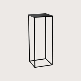 Table frame fine incl. top Black L38 W38 H100