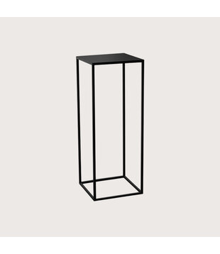 Table frame fine incl. top Black L38 W38 H100