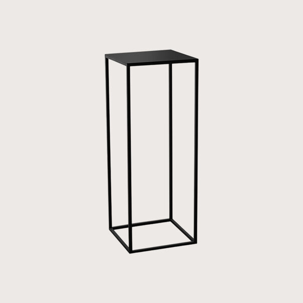 Table frame fine incl. top Black L38 W38 H100
