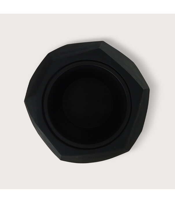 Pot Lucia Zwart D48 H75