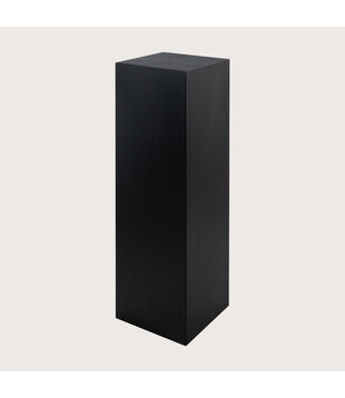 Zuil oak Zwart houtnerf L35 B35 H110