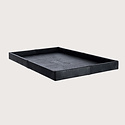 Exclusive leather tray croco print