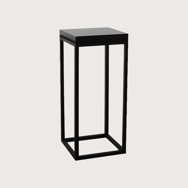 Table top MDF Black L46.5 W46.5 H5