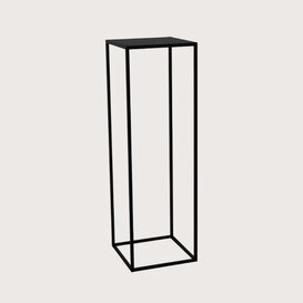 Table frame fine incl. top Black L38 W38 H120