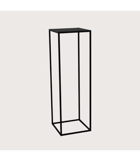 Table frame fine incl. top Black L38 W38 H120