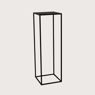 Table frame fine incl. top Black L38 W38 H120