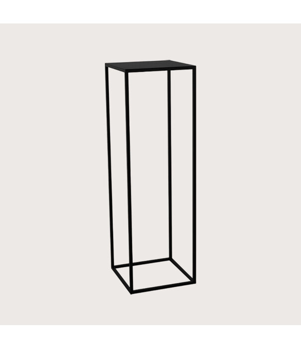 Tafelframe fijn incl. blad Zwart L38 B38 H120