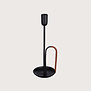 Candlestick Felix Black D13.5 H48.5