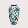 Vase Jidde White /Blue D20 H36