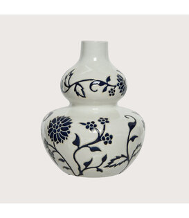 Vase Elly White/Blue D27 H32