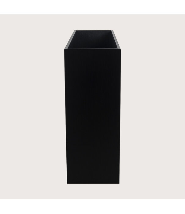 Room divider oak Black wood grain L120 W35 H90 D25