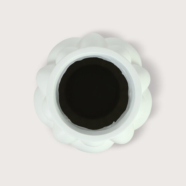 Pot Garnet XL White D40 H60
