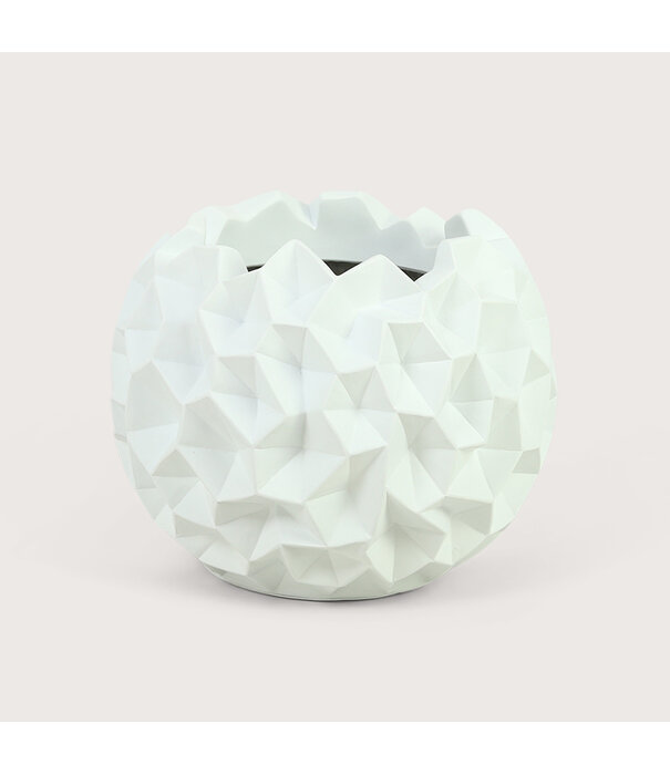 Pot Crater White D41 H33