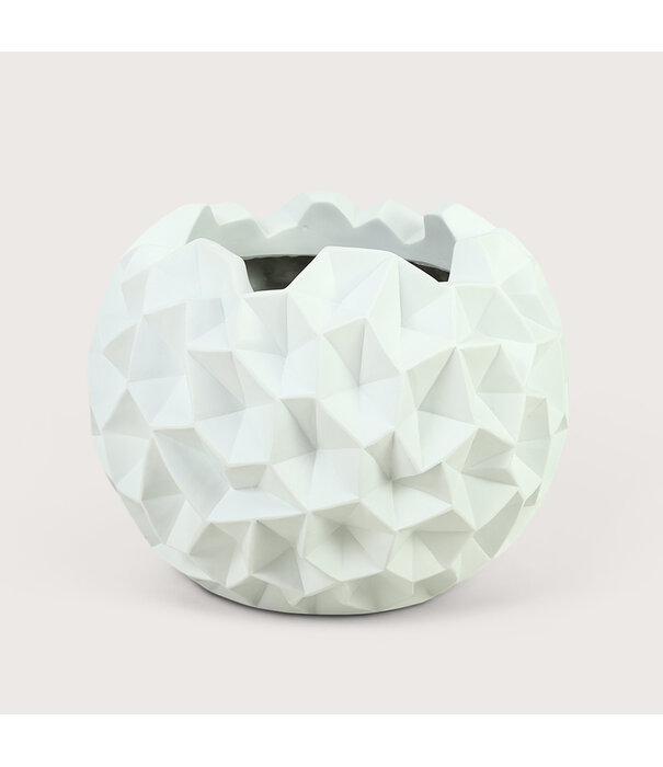 Pot Crater White D52 H40