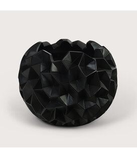 Pot Crater Black D52 H40