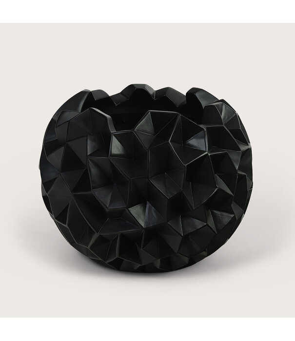 Pot Crater Black D52 H40