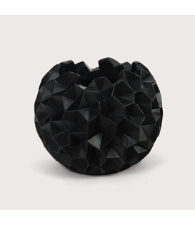 Pot Crater Black D41 H33