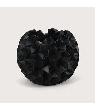 Pot Crater Black D41 H33