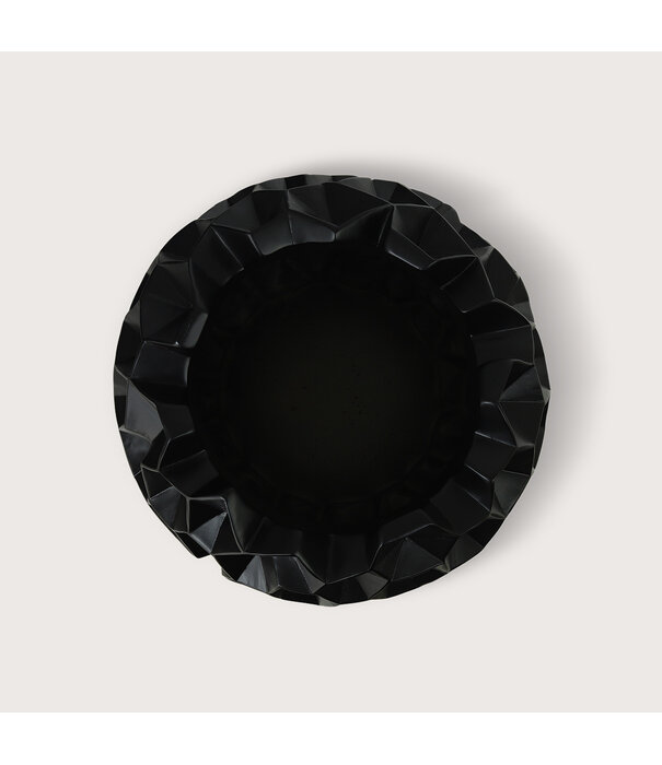 Pot Crater Black D41 H33