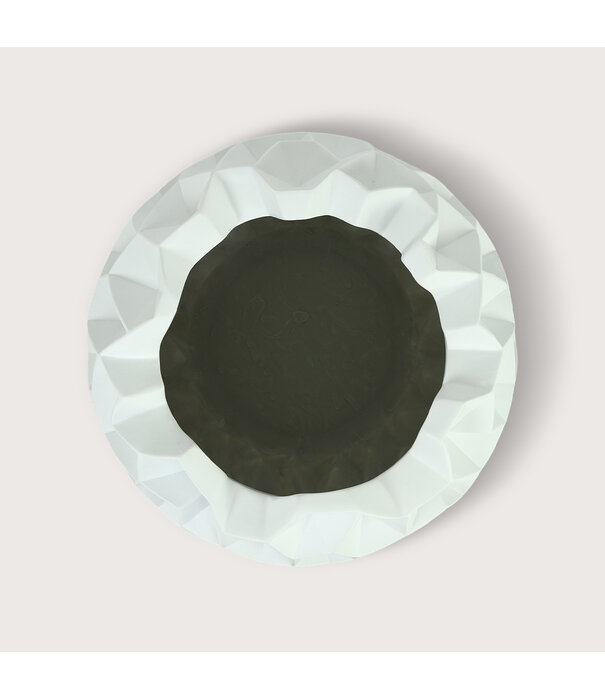 Pot Crater White D41 H33