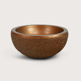 Bowl Asphalt Copper D56 H27