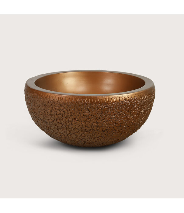 Bowl Asphalt Copper D56 H27