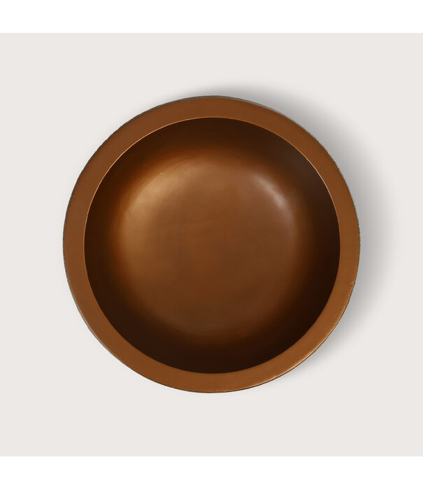 Bowl Asphalt Copper D56 H27