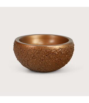 Bowl Asphalt Copper D40 H20