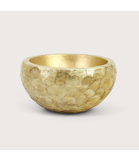 Bowl Capiz Gold D40 H20