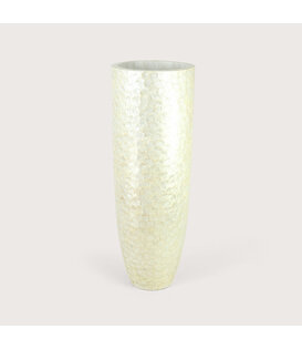 Pot Capiz Pearl White D52 H152