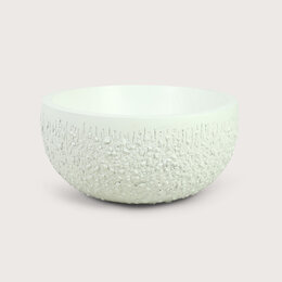 Bowl Asphalt White D56 H27