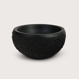 Bowl Asphalt Black D40 H20