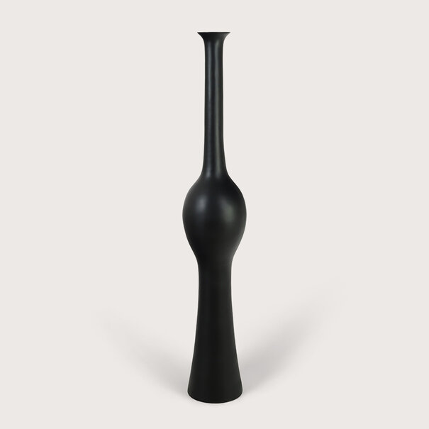 Vase Bella Black  mat D25 H145