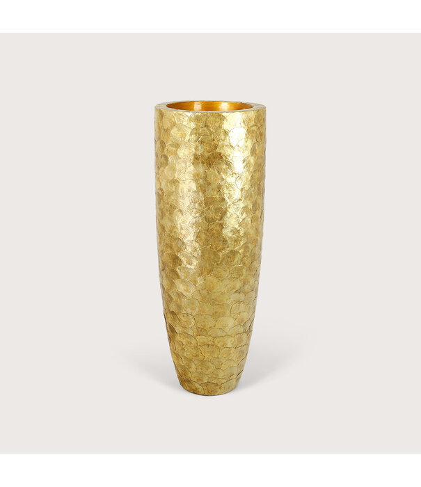 Pot Capiz Gold D44 H122