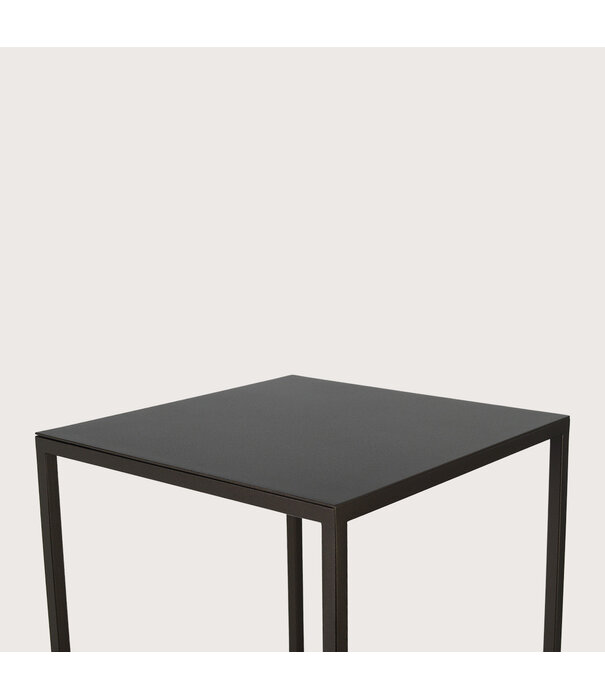 Table frame fine incl. top Bronze L38 W38 H100