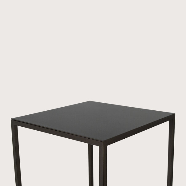 Table frame fine incl. top Bronze L38 W38 H80