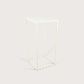 Table frame fine incl. top Off-White L38 W38 H80