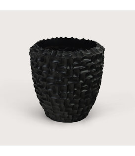 Pot Sem Black Matt D50 H55