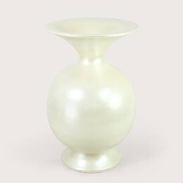 Vase Belly Mother of Pearl White D62.5 H100