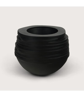 Bowl Roza Zwart Mat D47 H36