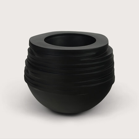 Pot Roza Black D47 H36