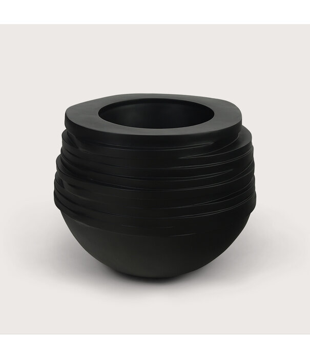 Bowl Roza Black Matt D47 H36