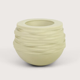 Pot Roza Oyster White D47 H36