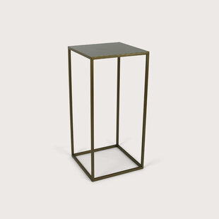 Table frame fine incl. leaf Warm Gold L38 W38 H80