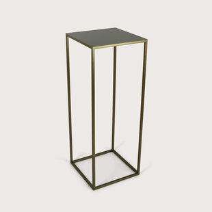 Table frame fine incl. leaf Warm Gold L38 W38 H100
