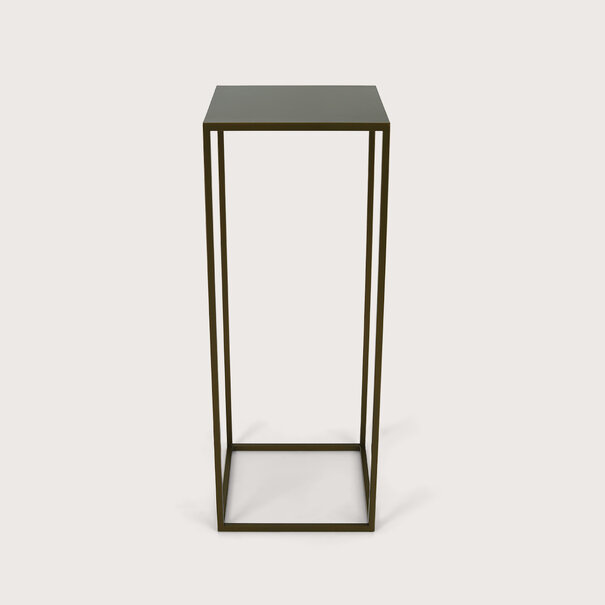 Table frame fine incl. leaf Warm Gold L38 W38 H100