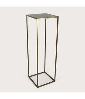 Table frame fine incl. leaf Warm Gold L38 W38 H120