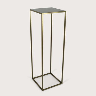 Table frame fine incl. leaf Warm Gold L38 W38 H120